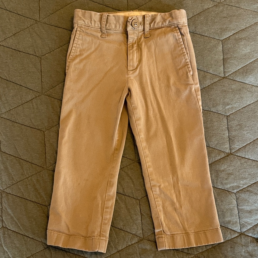 Crewcuts Boys 3 Classic Tan Chino Pants